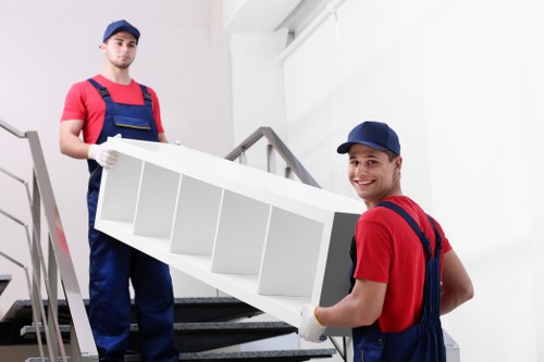 Home renovation items stored using mobile self storage in Clapham