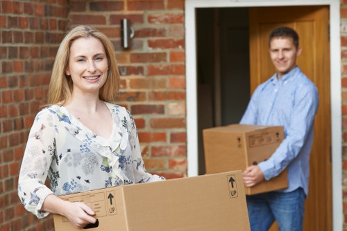 Secure storage unit with organized belongings