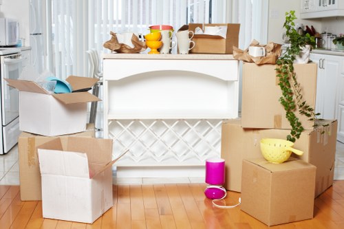 Newly settled apartment interior after flat removals in Clapham