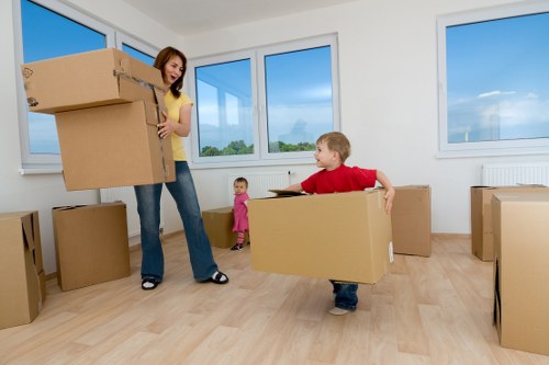 Staff member inspecting storage unit conditions and housekeeping