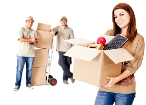 Packed moving boxes prepared for removals in Clapham