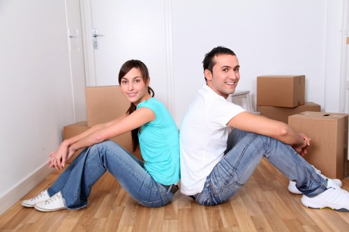 A Clapham storage space used for boxes and seasonal items