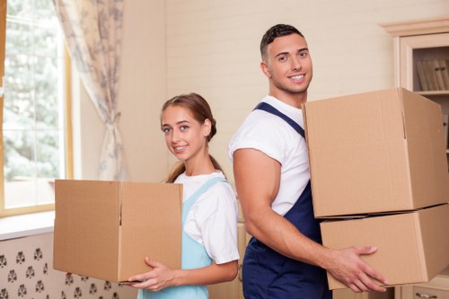 Organized Clapham self storage environment for personal and business items